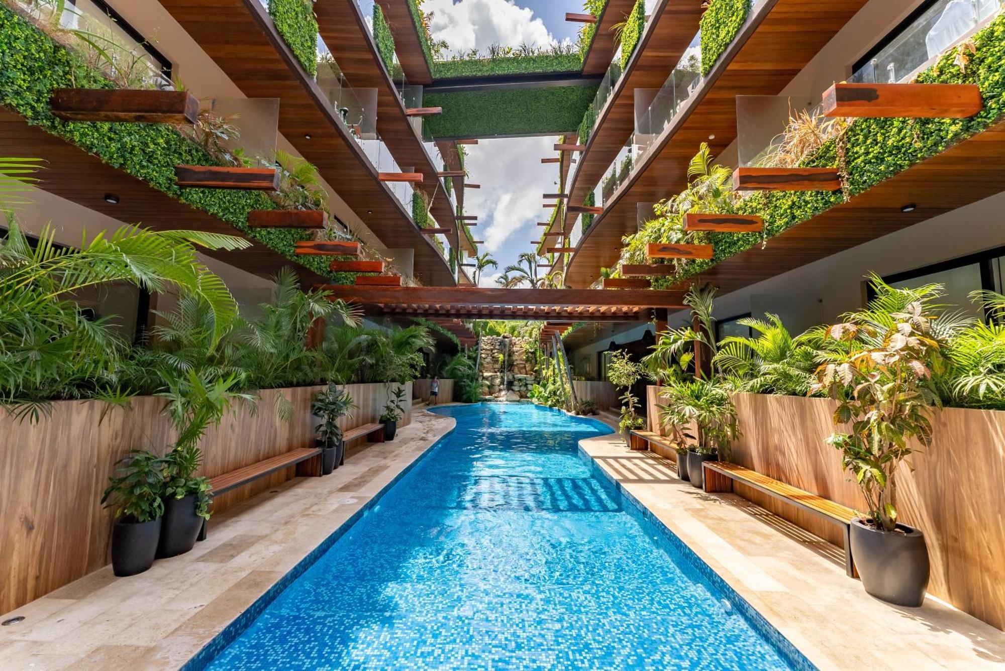 Menesse Apartments Tulum Pueblo Buitenkant foto